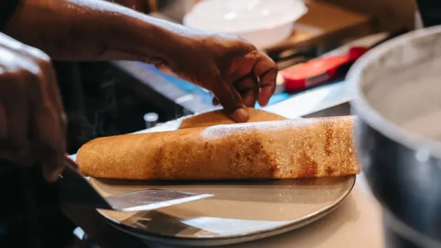 South Indian Dosas at Veda