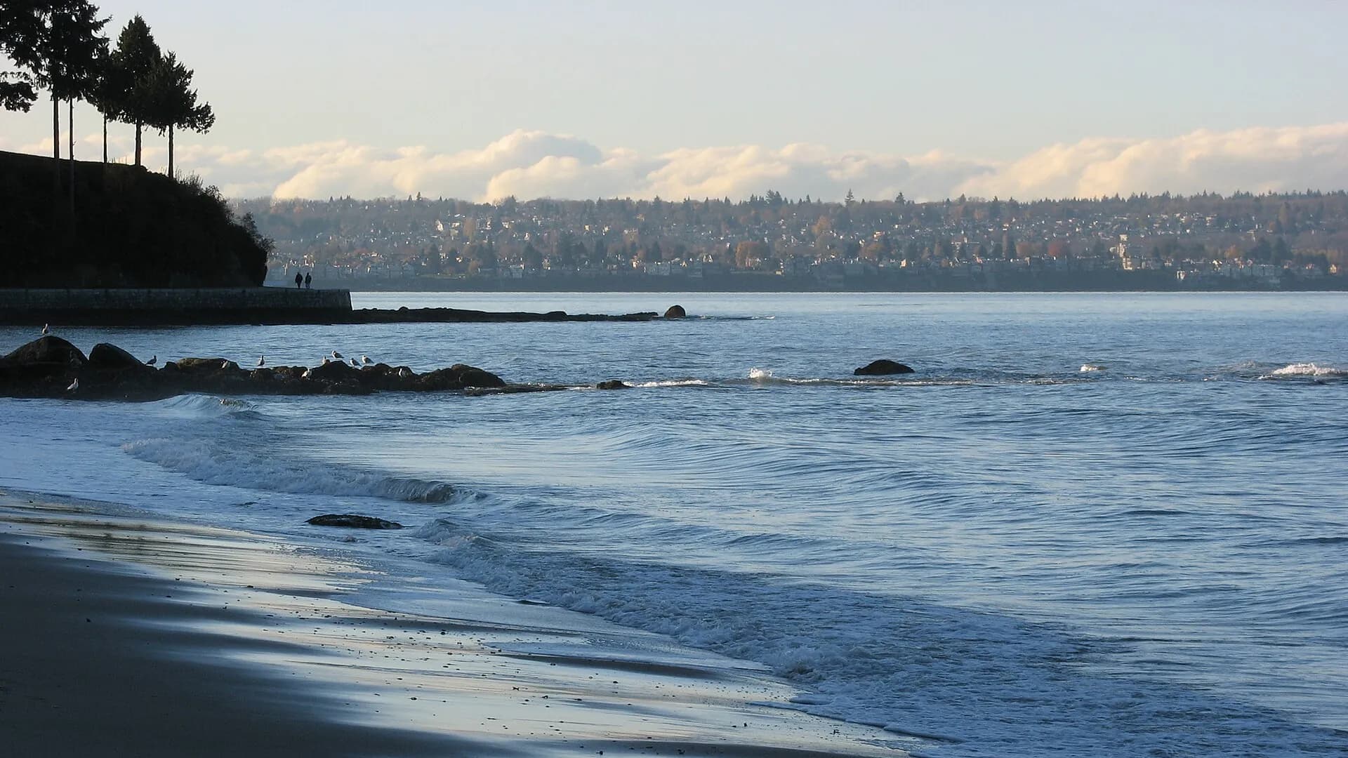Sunset from Third Beach at Ferguson Point