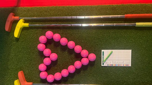 Glow Putt at West Coast Mini Putt