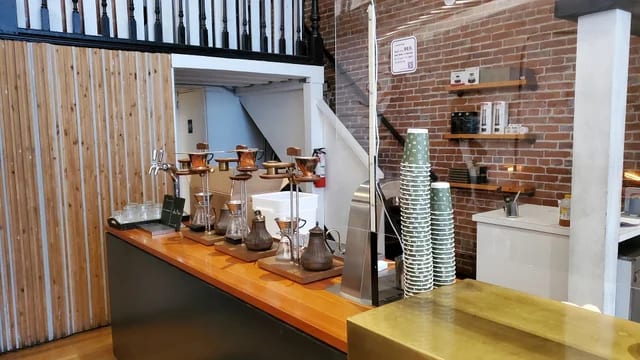 Slow-Bar Pour-Over at Timbertrain