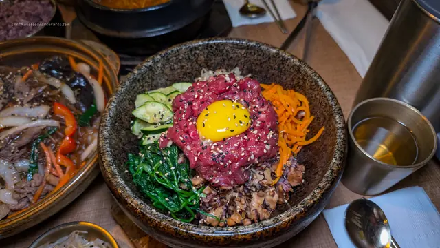 Beef Tartare Bibimbap at Hansol