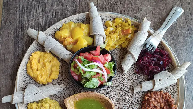 Eat With Your Hands at Fassil Ethiopian