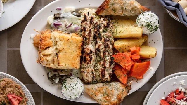 Greek Platters for Two at Takis Taverna