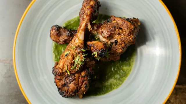Jamaican Jerk at The Lion's Den Café