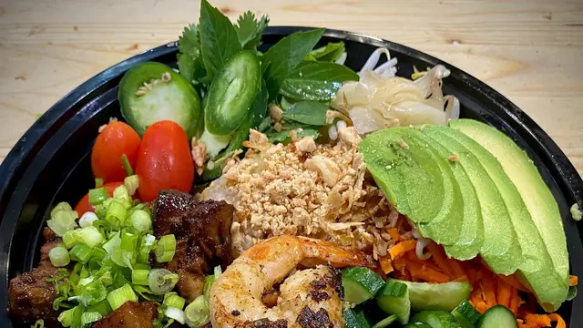 Pho & Salad Rolls at Green Leaf Bistro