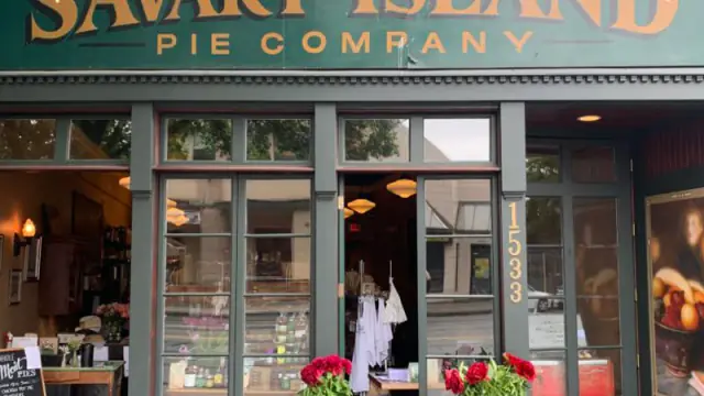 Pie & Coffee at Savary Island Pie Company