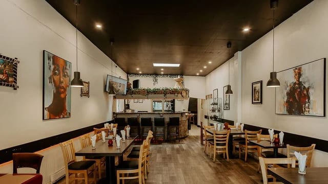 Shared Injera and a Coffee Ceremony at Gojo Café
