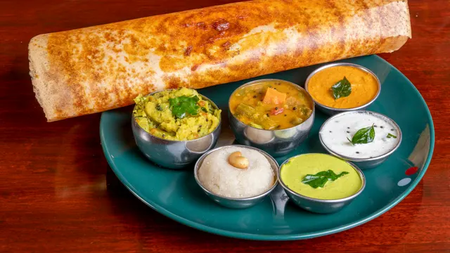 South Indian Dosas at Benne