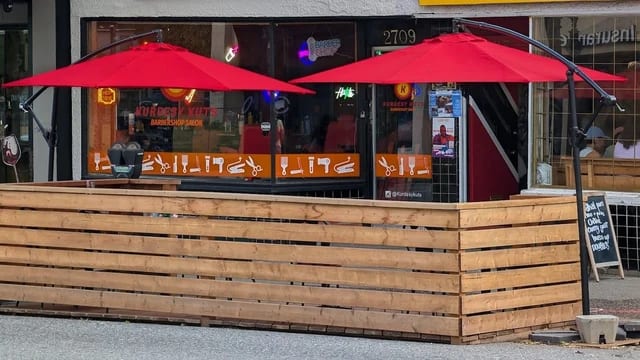 Trinidadian Doubles at Baby Dhal Roti Shop