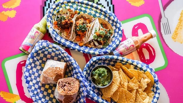 Tacos in Buckets at Gringo Gastown