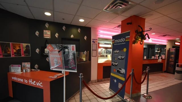 Catch a Film with a Pint at The Vic Theatre