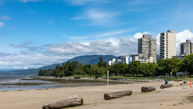 Sunset at English Bay Beach