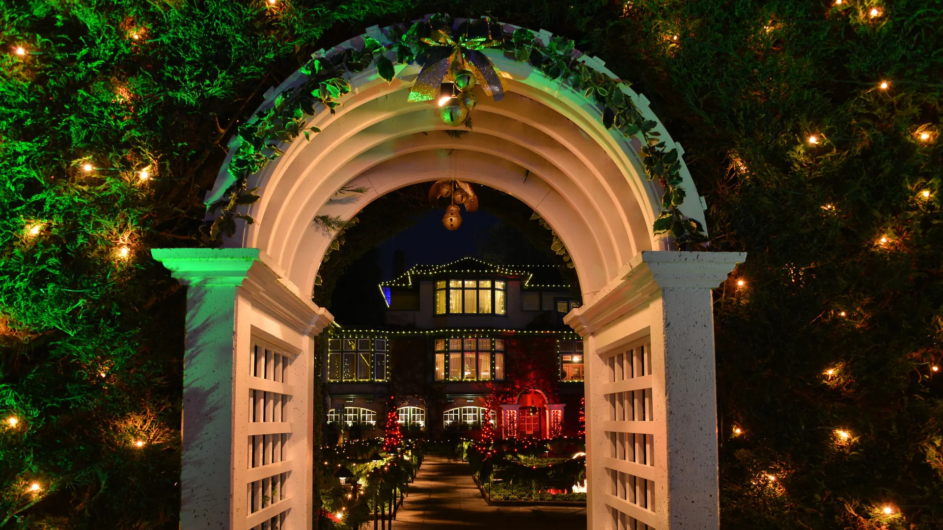 The Magic of Christmas at Butchart Gardens, Brentwood Bay, Victoria BC