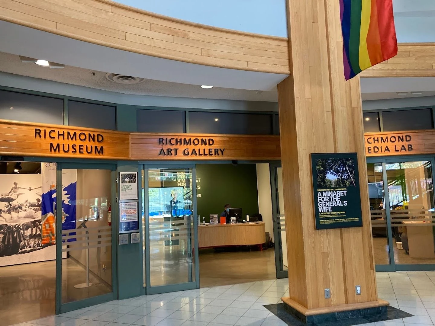 Free Contemporary Art at Richmond Art Gallery, Minoru Park (Minoru Gate), Vancouver BC