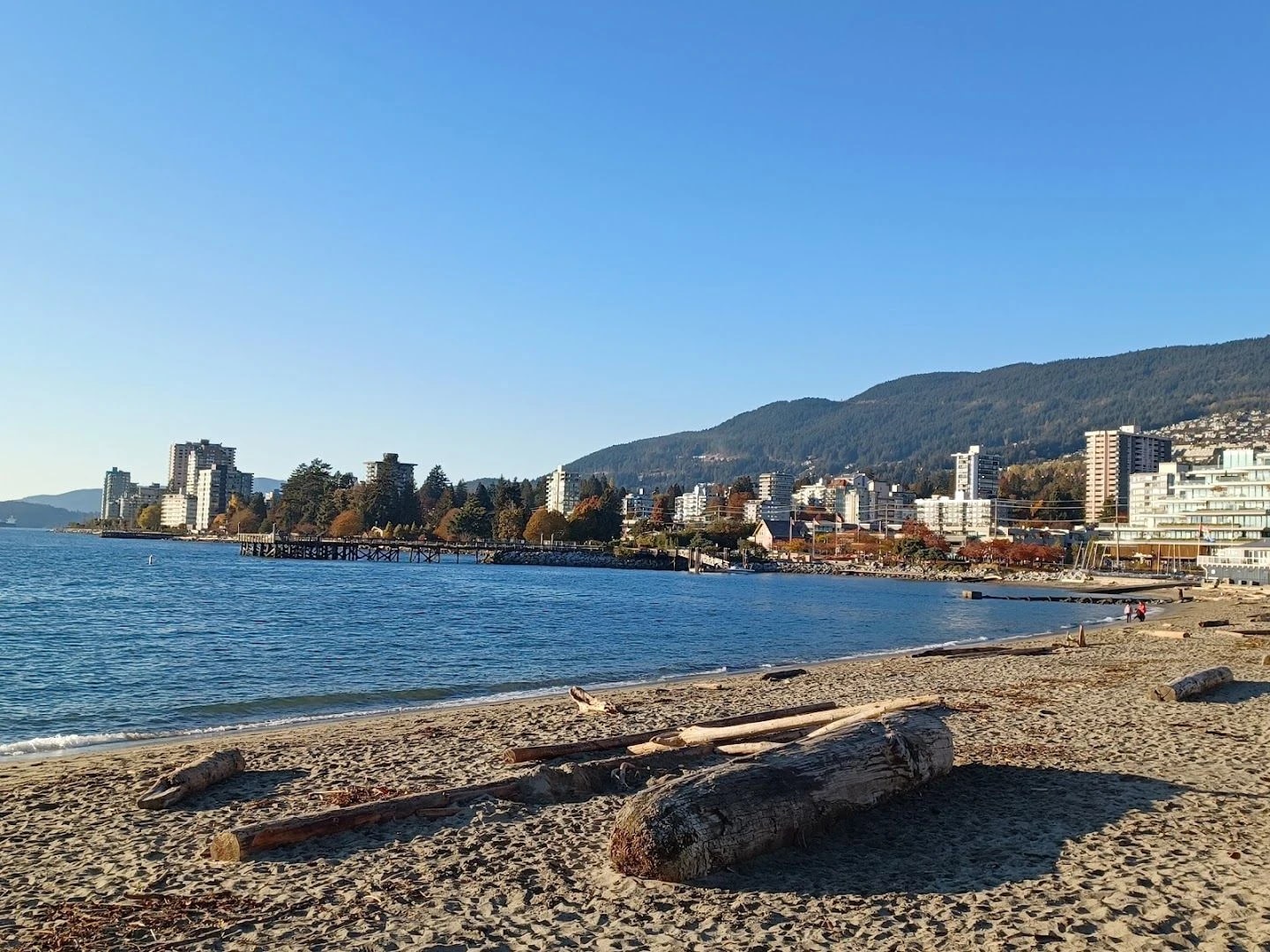 Sunset Picnic at Ambleside Park, Ambleside, Vancouver BC
