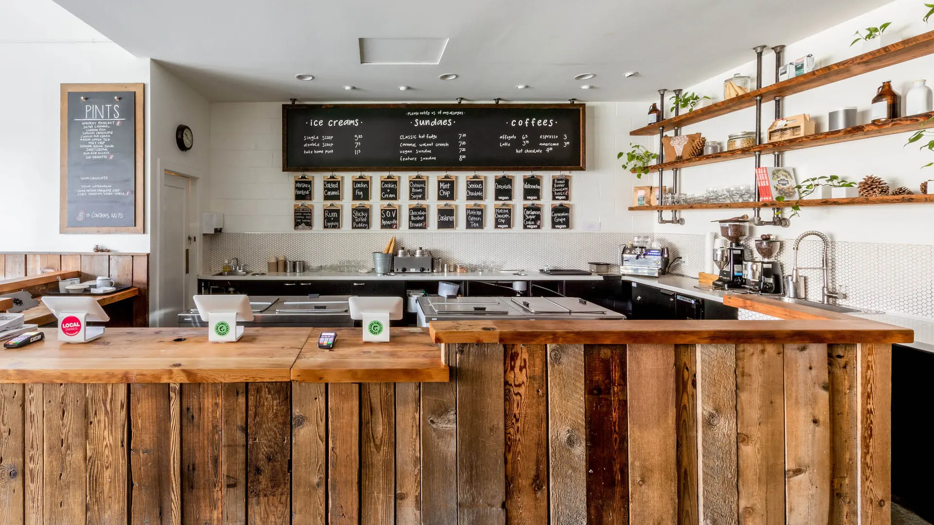 Small-Batch Scoops at Earnest Ice Cream, Olympic Village, southeast False Creek, Vancouver BC