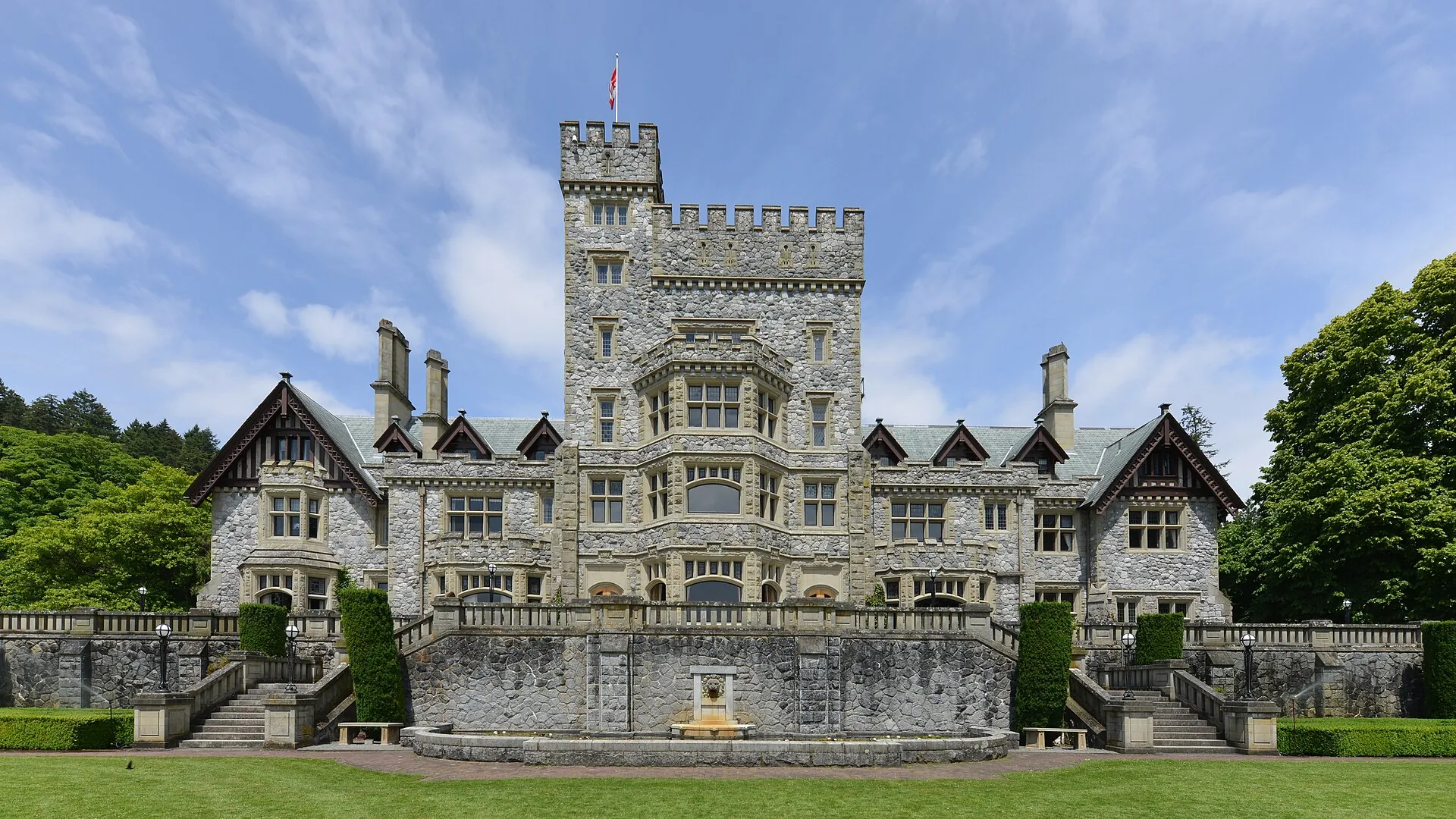 Hatley Castle & Gardens, Royal Roads University, Colwood, Victoria BC