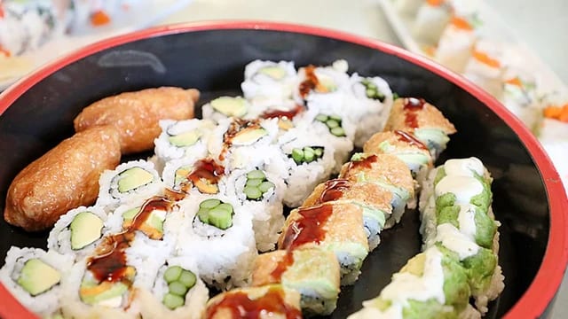 Inventive Sushi Rolls at The Eatery