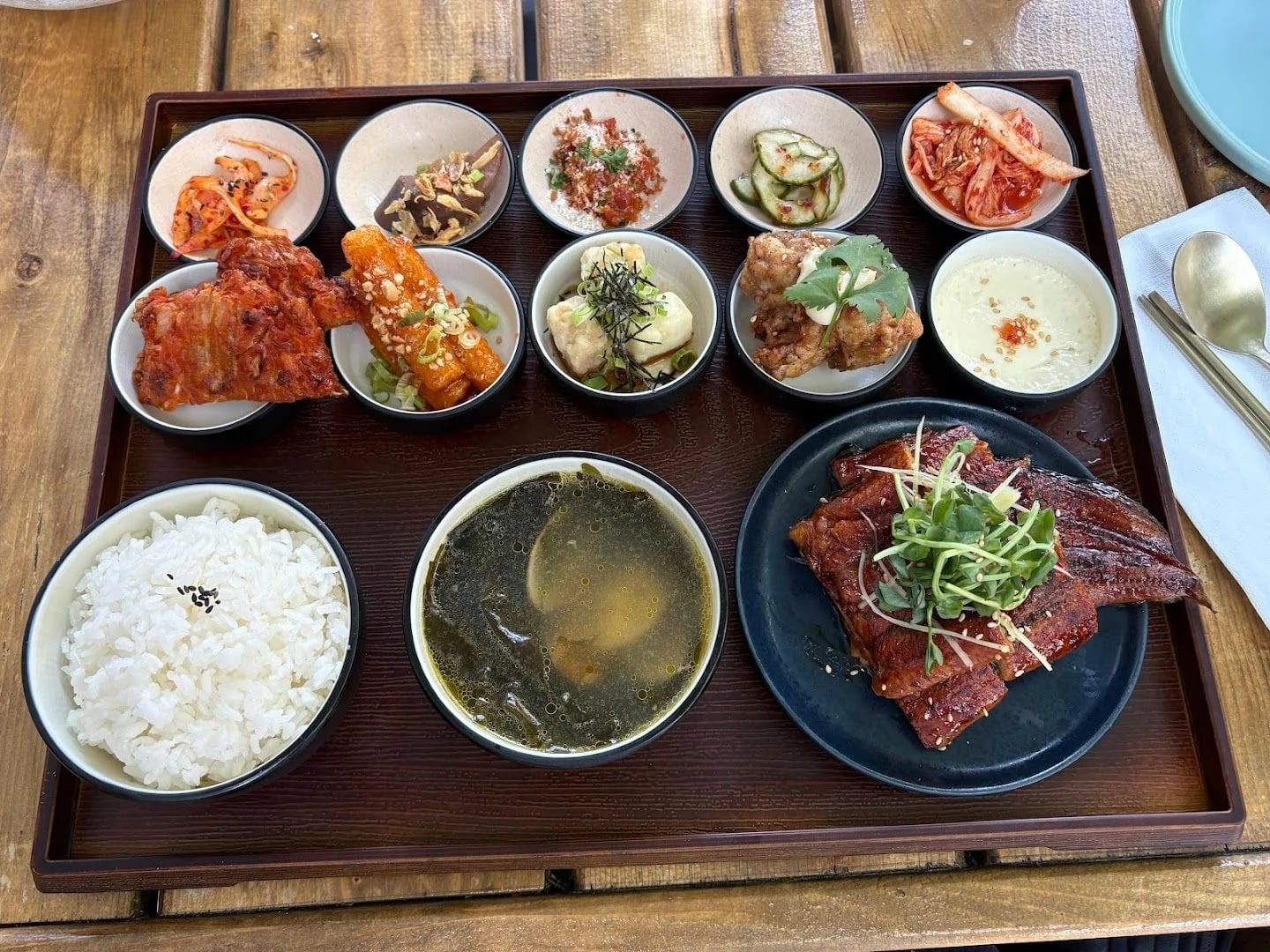 Soju and Pojangmacha Plates at Zoomak, Gastown, Vancouver BC