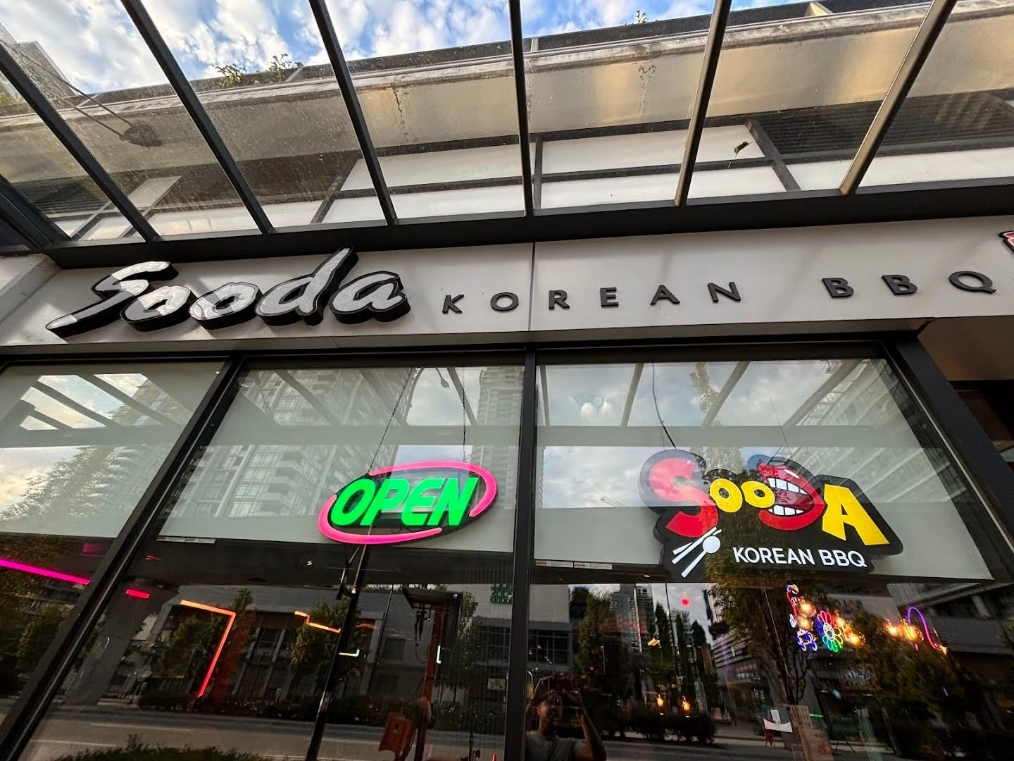 Neon-Lit Grilling at Sooda Korean BBQ, Brentwood, Vancouver BC