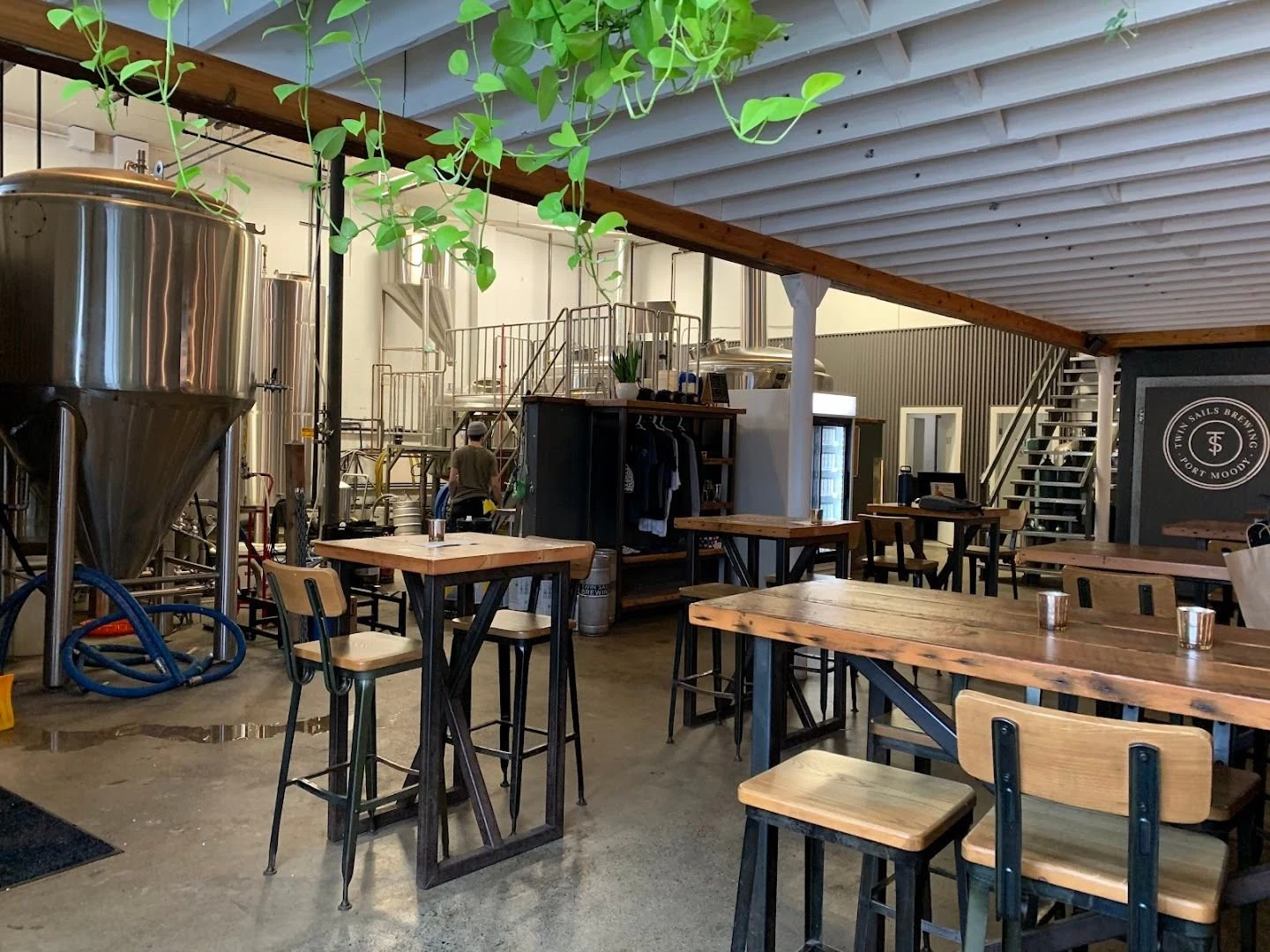 Tacos and Bold Beer at Twin Sails, Brewers Row, Murray Street, Vancouver BC