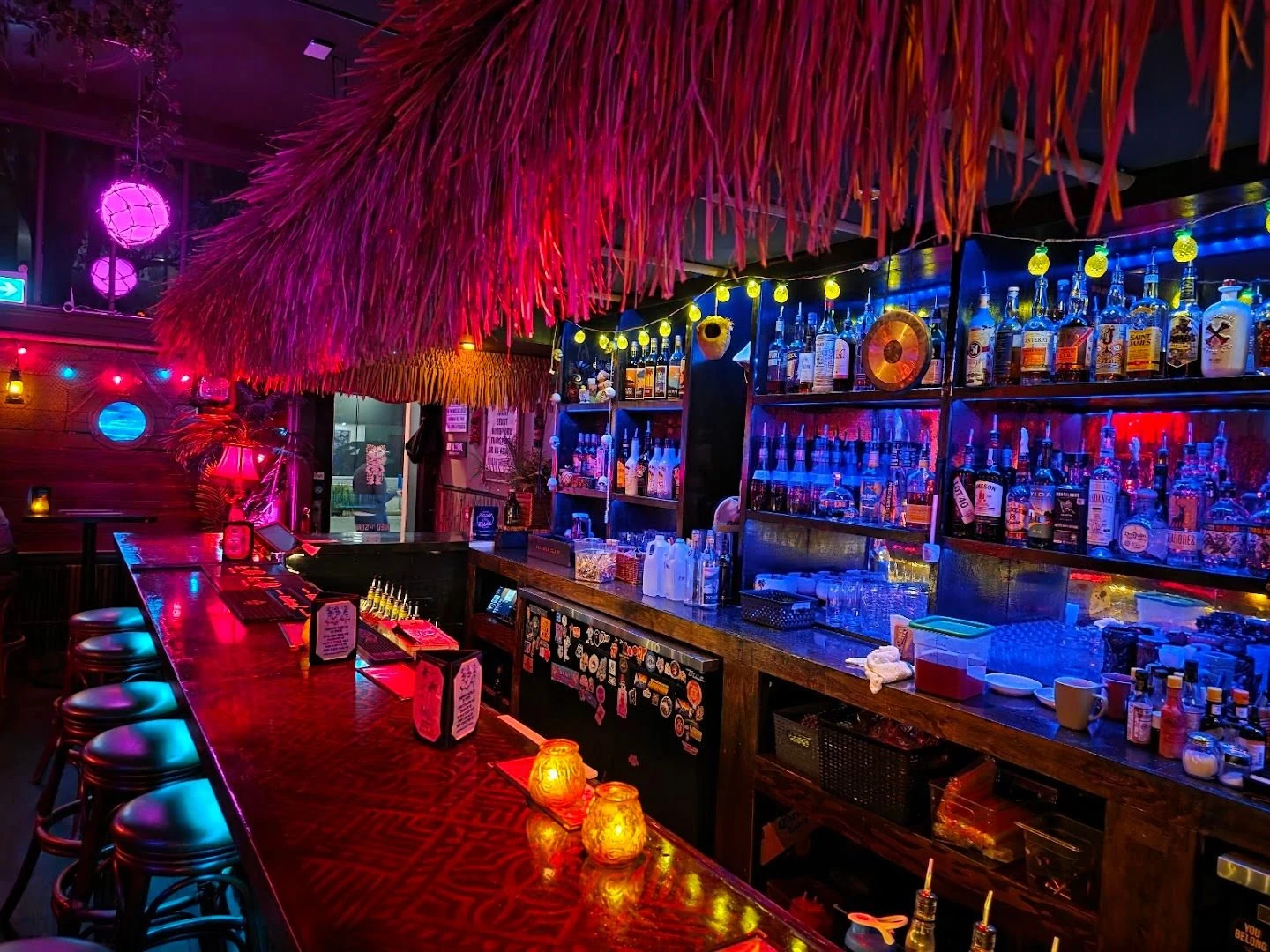Flaming Cocktails & Karaoke at Tora Tiki, Cormorant St, downtown, Victoria BC