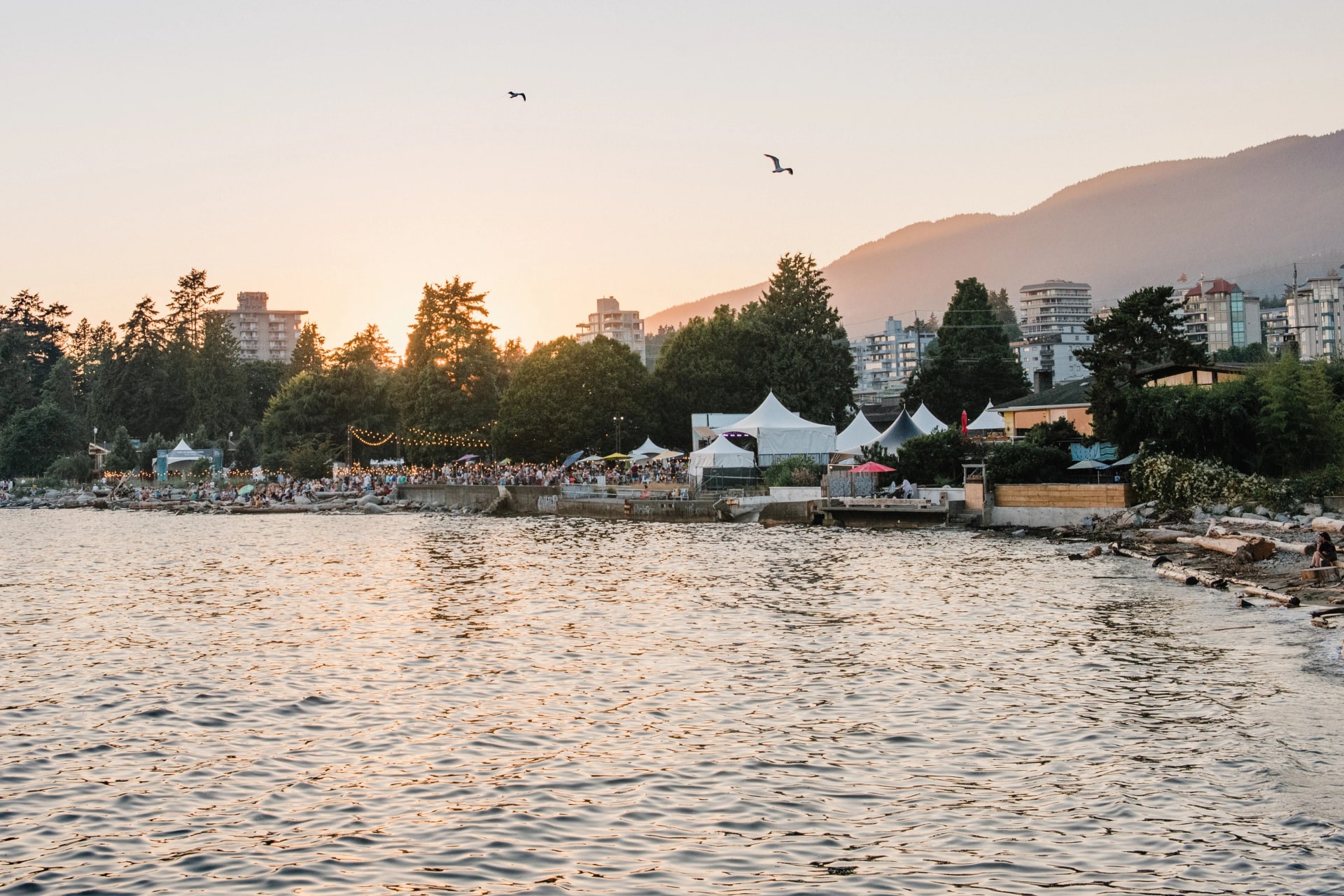 Sunset Concerts at the Harmony Arts Festival, Ambleside waterfront / Argyle Ave, Vancouver BC