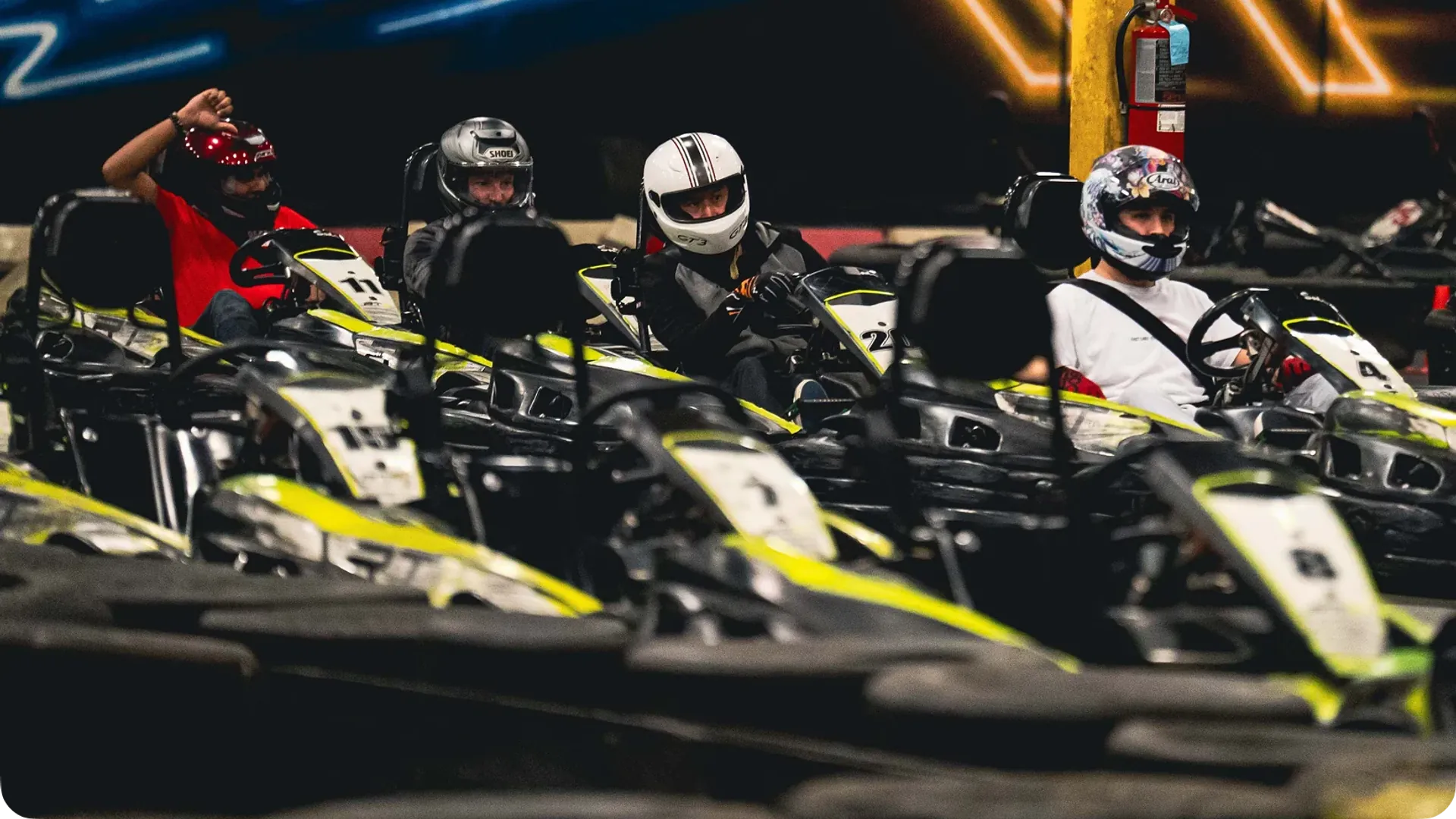 Race Gas Karts at TBC Indoor Racing