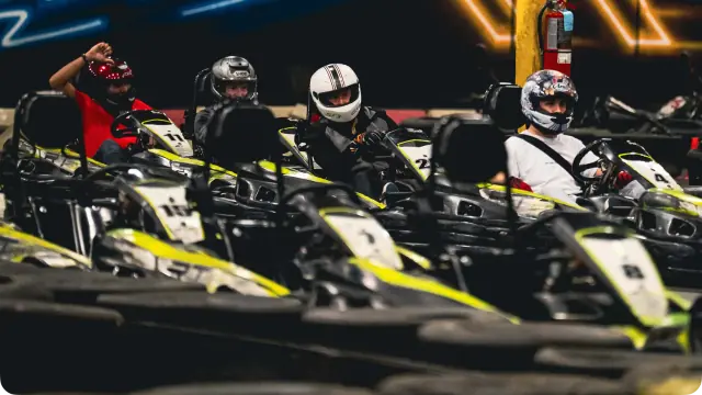 Race Gas Karts at TBC Indoor Racing