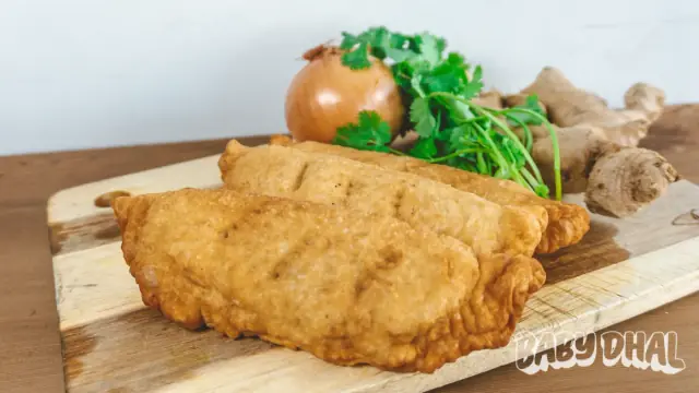 Trinidadian Doubles at Baby Dhal Roti Shop